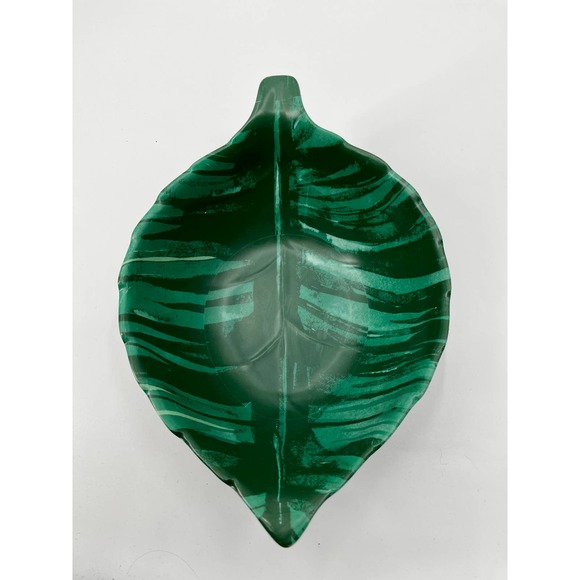 Opalhouse Set of 2 Bamboo Melamine Leaf Mini Snack Bowls Serving Green - Picture 4 of 11